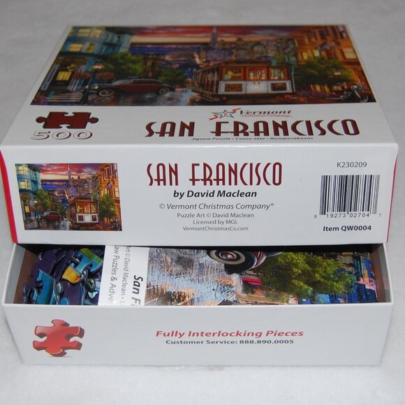 San Francisco Trolley Jigsaw Puzzle - 500 Pieces - Picture 3 of 4